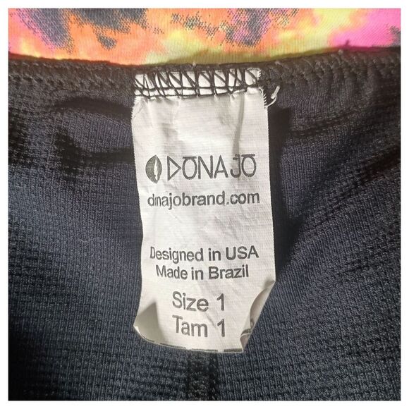 Dona Jo Skort S Womens Multicolor Short Polyamide All Seasons Abstract Pull On - Picture 3 of 5